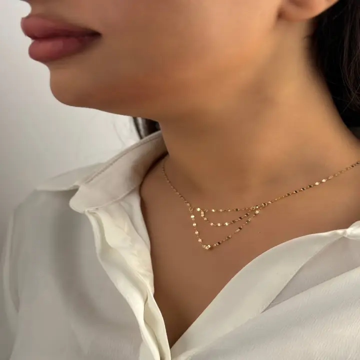 گردنبند آبشاری Waterfall necklace