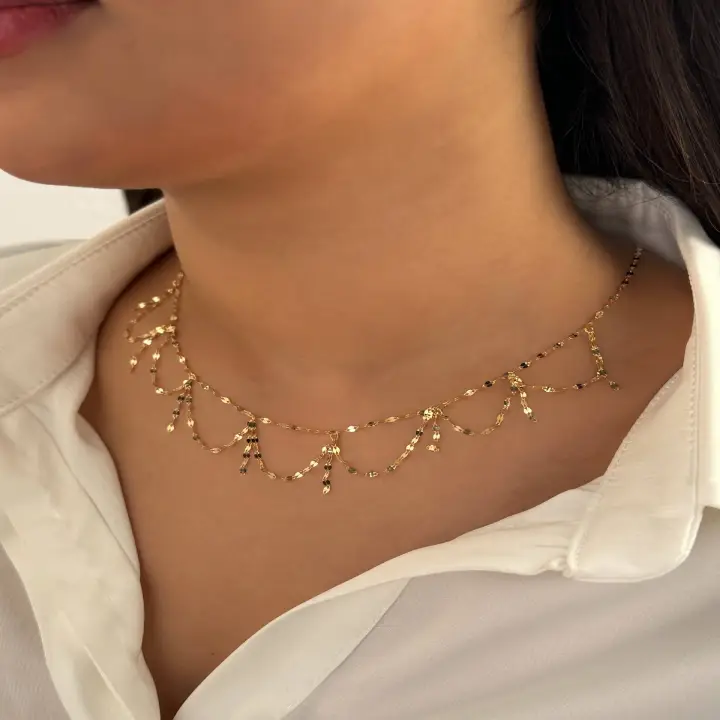 گردنبند آبشاری Waterfall necklace