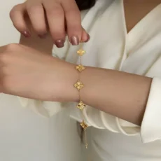 دستبند ونکلیف تراش 5 گل